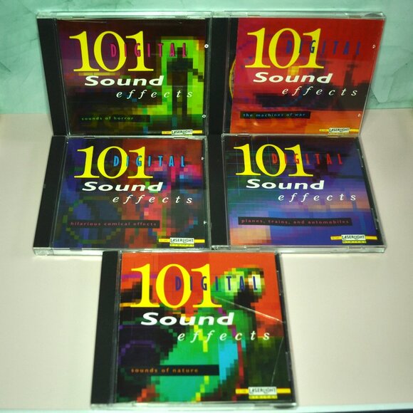 Laser Light 5 CD Set Sound Effects Podcast Story Effects Production Events - Picture 4 of 7